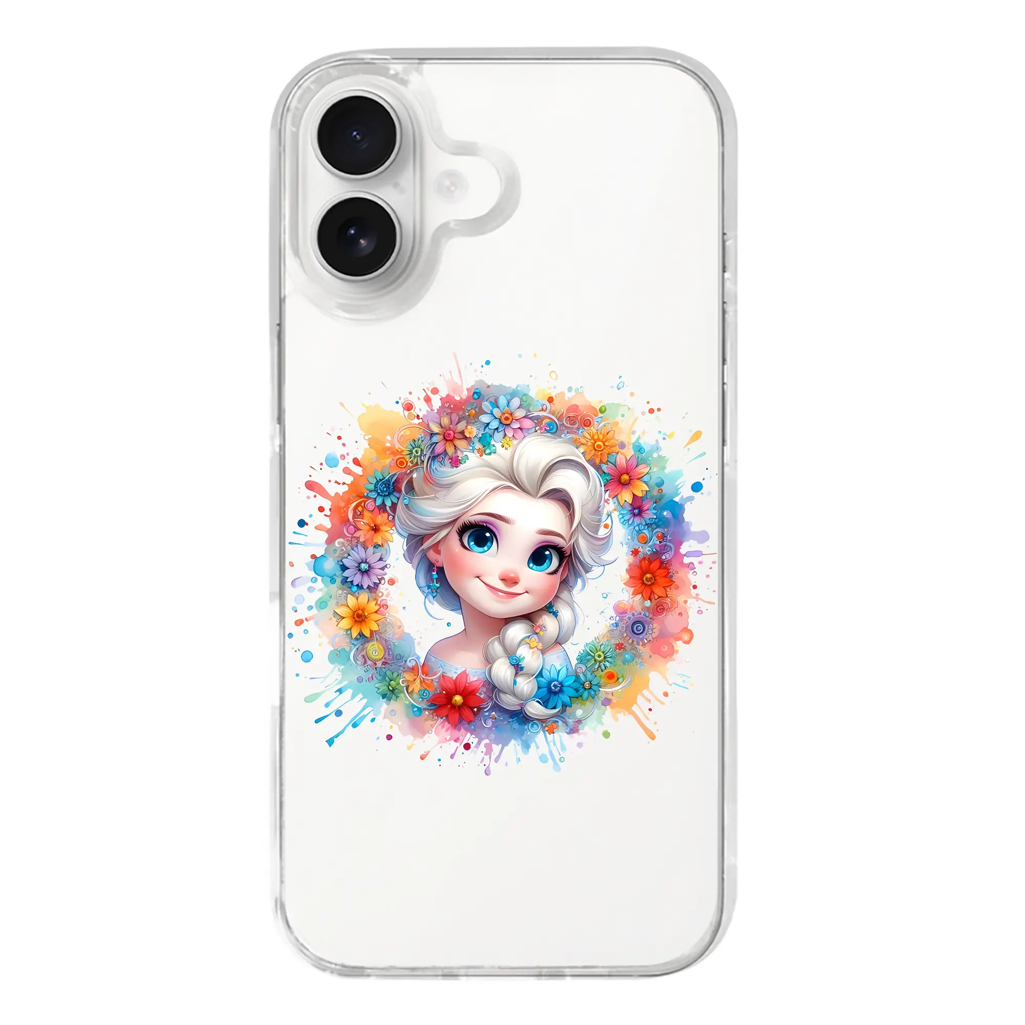 アナと雪の女王(Frozen) グッズ エルサ(Elsa) - iPhone 17シリーズ 透明スマホケース – 薄型・耐衝撃・精密フィット保護カバー